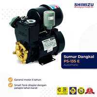 pompa air sumur dangkal  Shimizu PS 135 bit buat kedalaman 9 meter sudah otomatis
