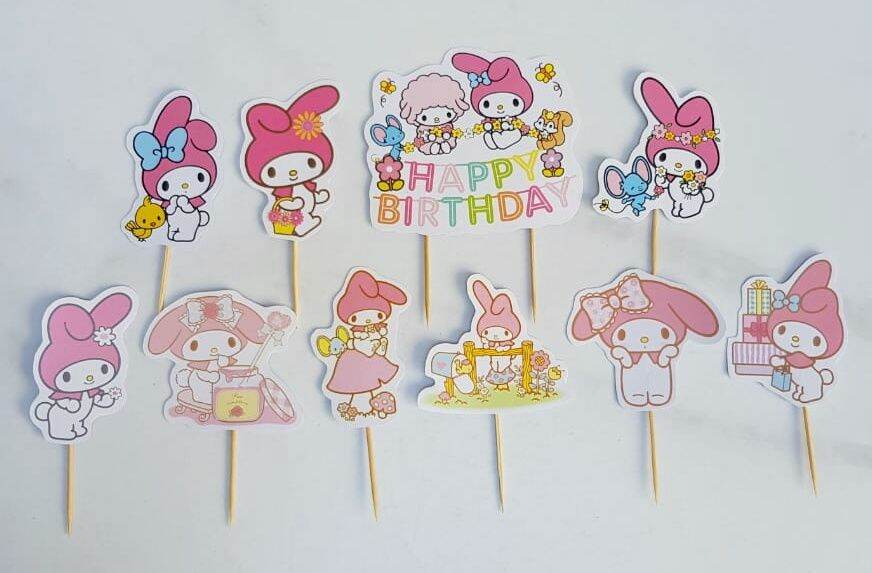 My Melody Birthday Cake Topper 1 Set | Lazada Indonesia