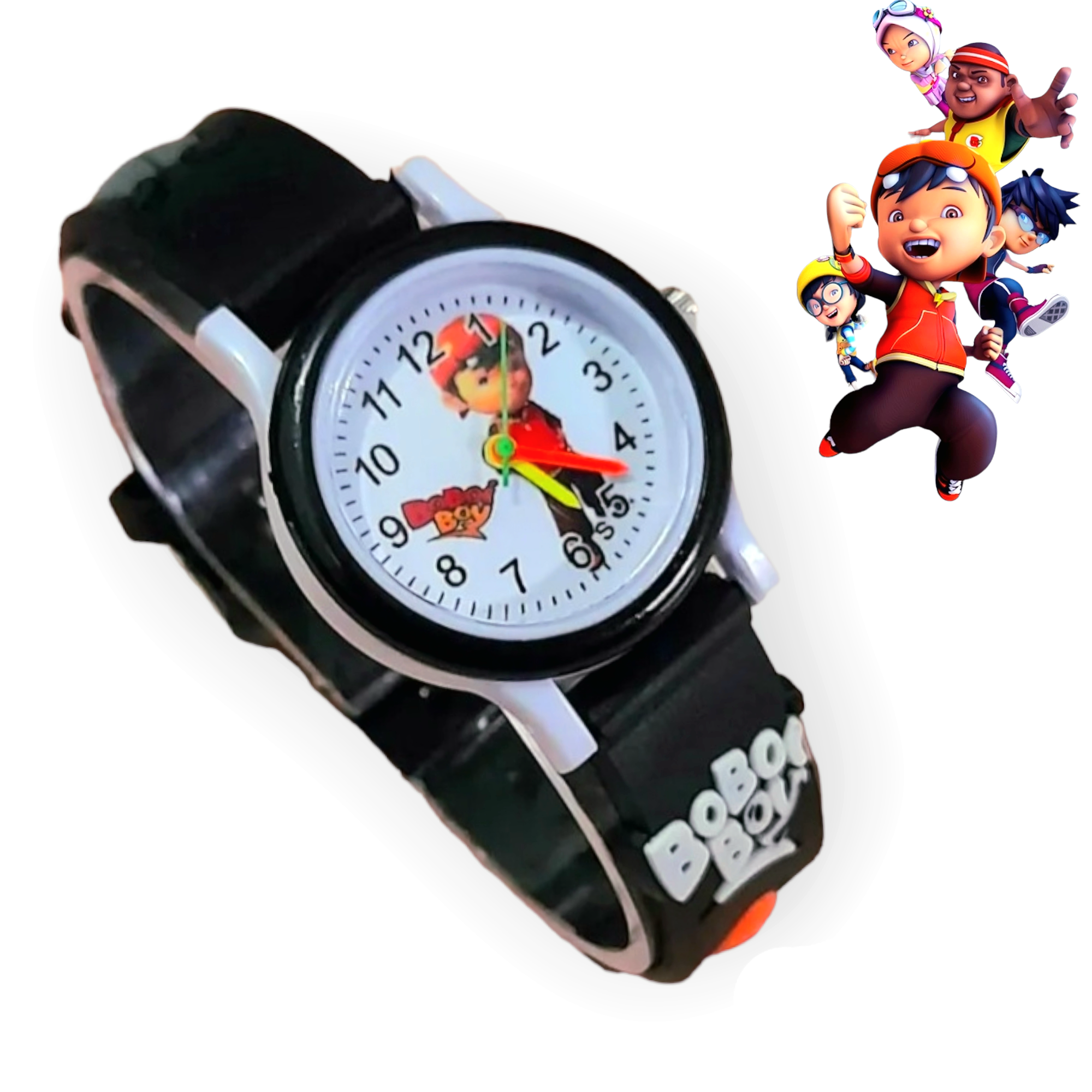 	 Gratis Ongkir Jam Tangan Anak Lakilaki Karakter Boboyboy 	