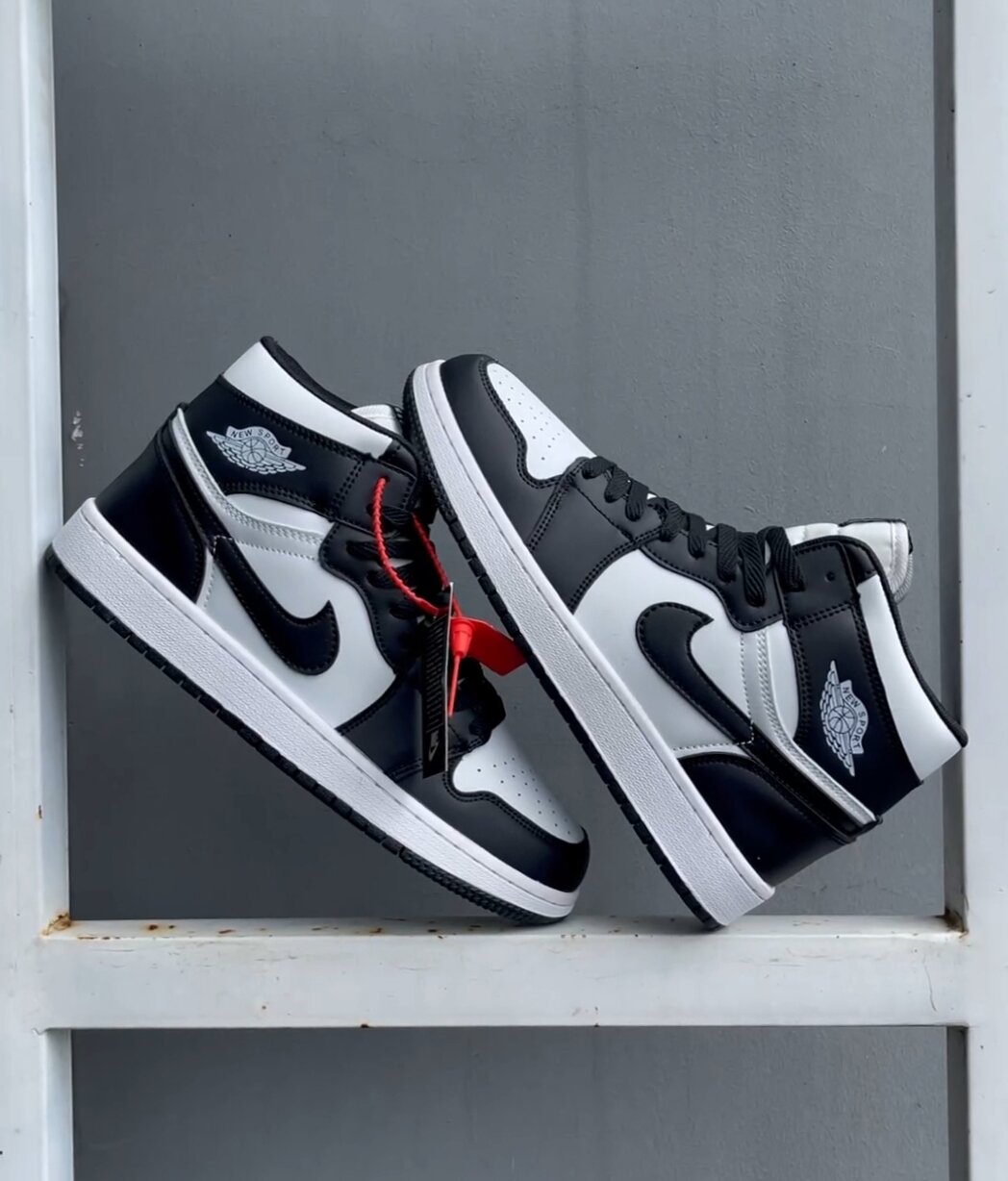 white black jordan shoes