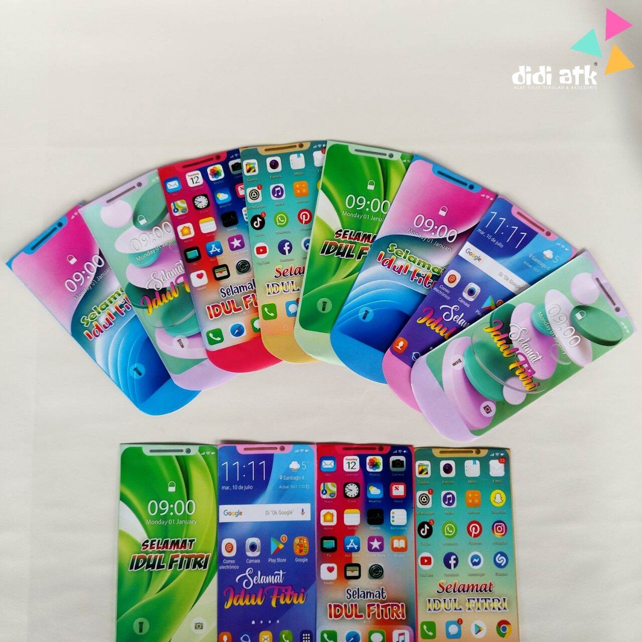 Angpao Angpau Amplop Lebaran Gambar Uang Mainan Uk Kecil 1 Pak isi 100 Lembar