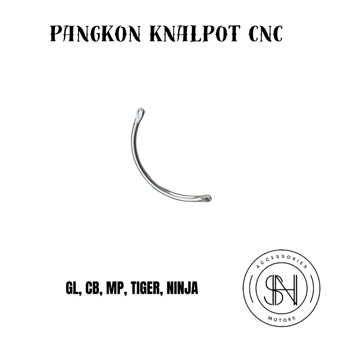 PANGKOL KNALPOT MODEL C CNC VARIASI MOTOR GL MP CB TIGER NINJA Harga 25,000 rupiah*Gratis Ongkir