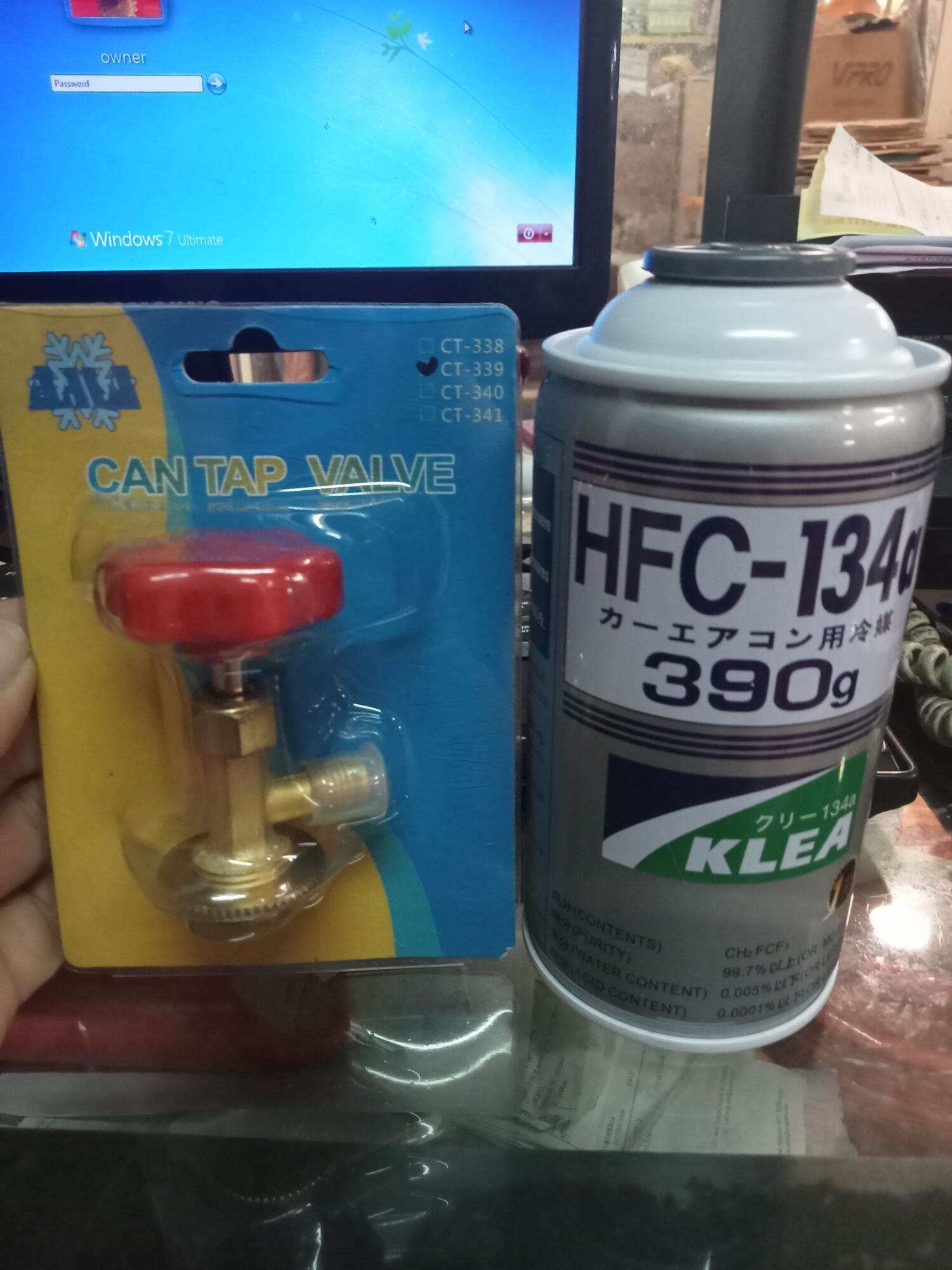 Freon kaleng klea r134a hfc 134a plus kran Lazada Indonesia