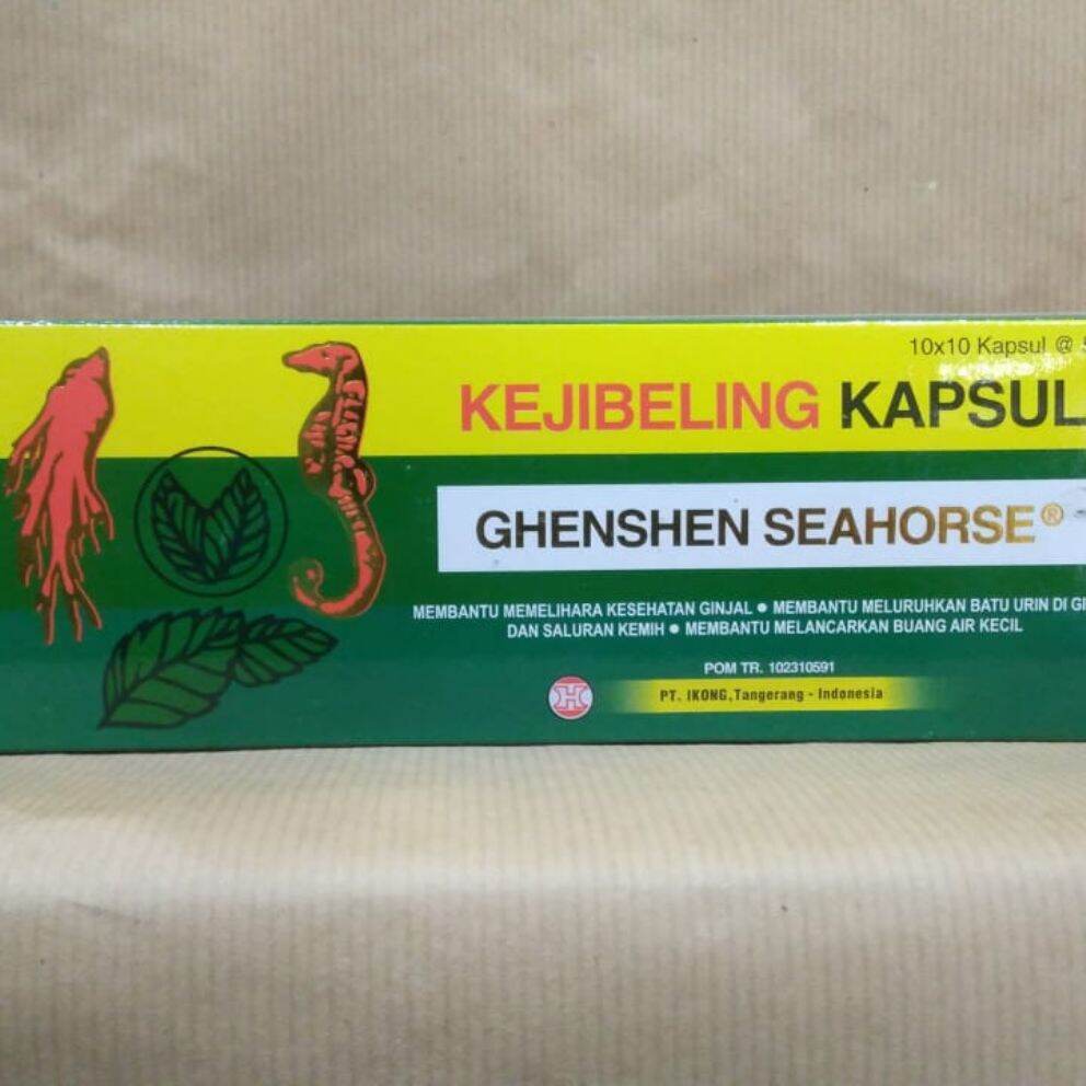 Kejibeling Ghenshen Seahorse Kapsul Per Box | Lazada Indonesia