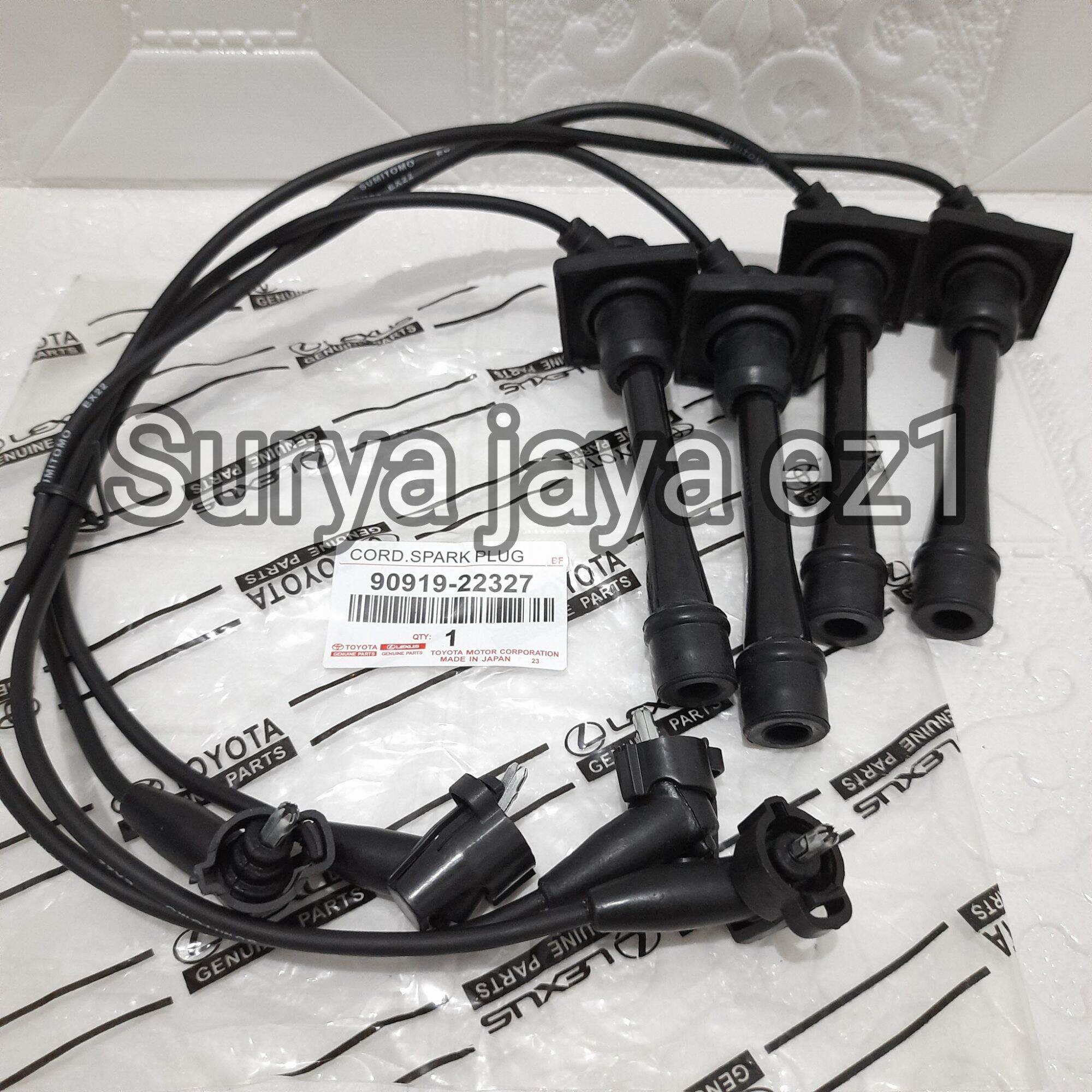 Spark plug cord set spark plug Toyota great Corolla/all new Corolla / Soluna 1set Harga 82,500 rupiah*Gratis Ongkir