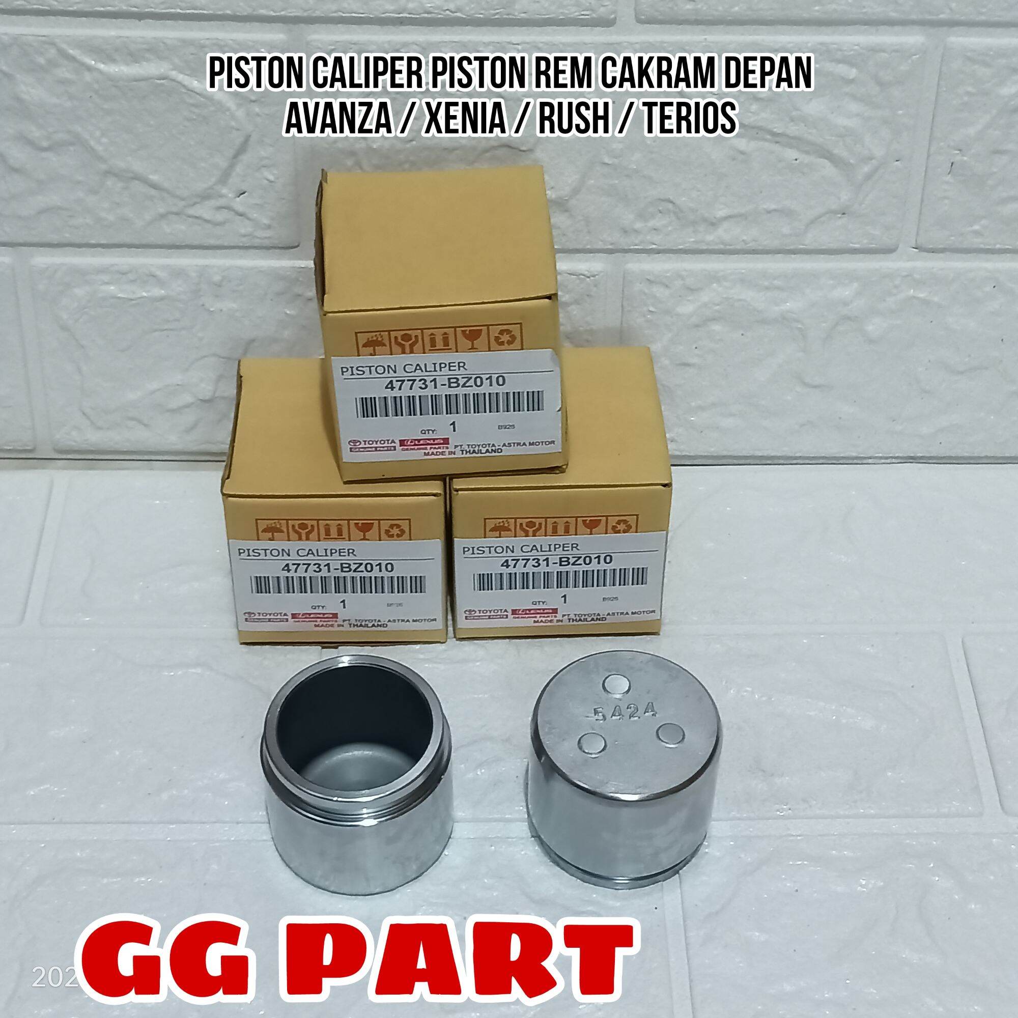 PISTON CALIPER PISTON REM CAKRAM DEPAN TOYOTA AVANZA XENIA RUSH TERIOS Harga 47,500 rupiah*Gratis Ongkir