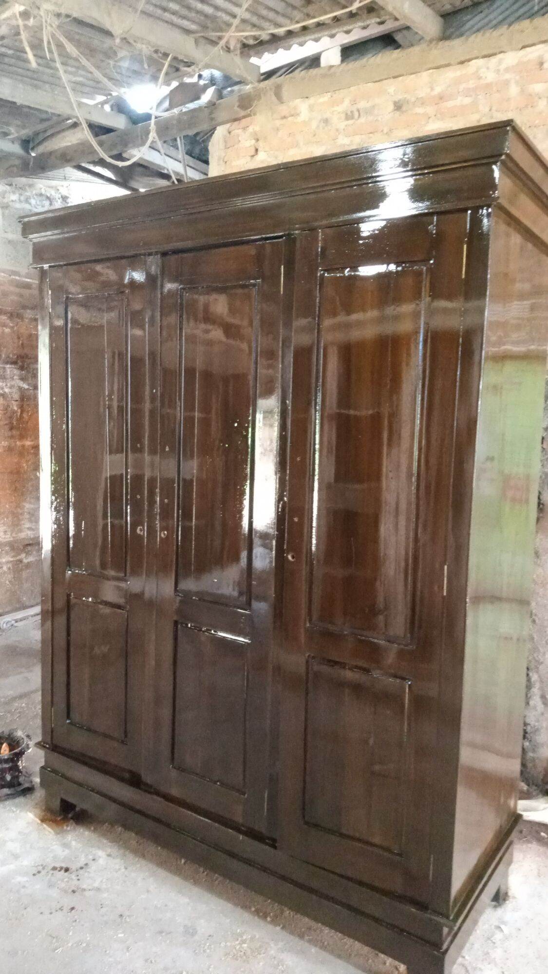 lemari kayu 3 pintu minimalis | Lazada Indonesia