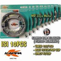 10PCS PIRODO VARIO KAPPA kampas rem belakang Vario Beat fi Spacy Scoopy Vario 125 Esp Beat Pop Esp