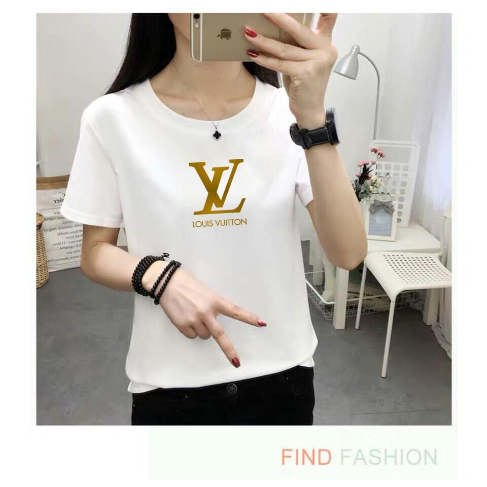 Jual KAOS LV TERBARU / KAOS LOUIS VUITTON ORIGINAL - WHITE L