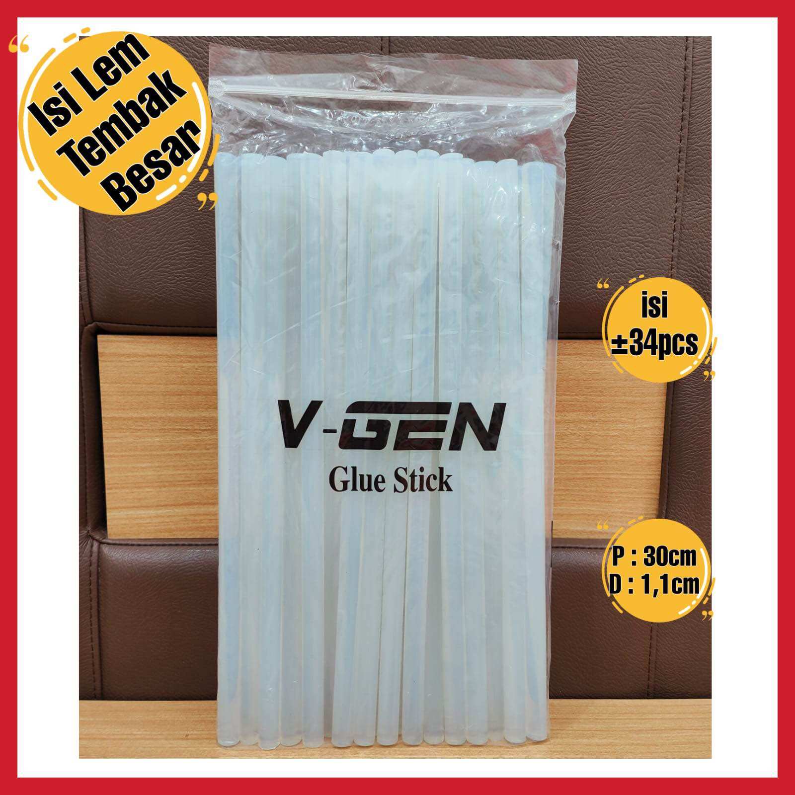 ISI LEM TEMBAK KECIL DAN BESAR 1KG / LEM BAKAR KECIL DAN BESAR/ ISI GLUE GUN KECIL DAN BESAR 30 CM Harga 49,800 rupiah*Gratis Ongkir