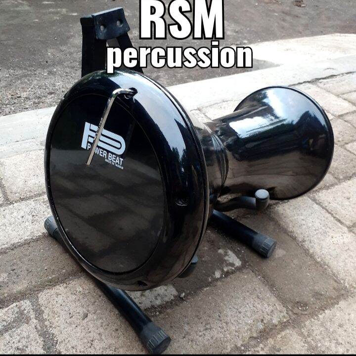 DARBUKA HITAM POLOS GILAP MIKA POWER BEAT + KUNCI L