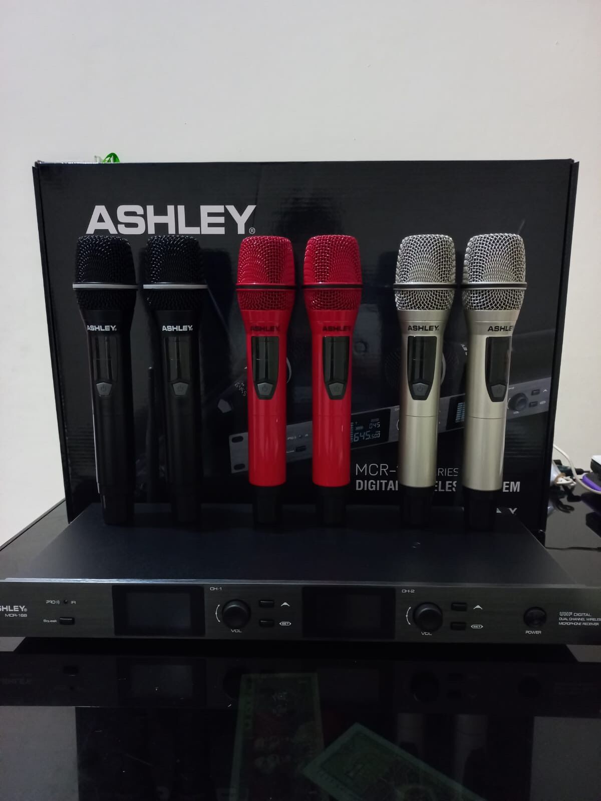 MIC WIRELESS ASHLEY MCR168 mic ashley original new produk Lazada