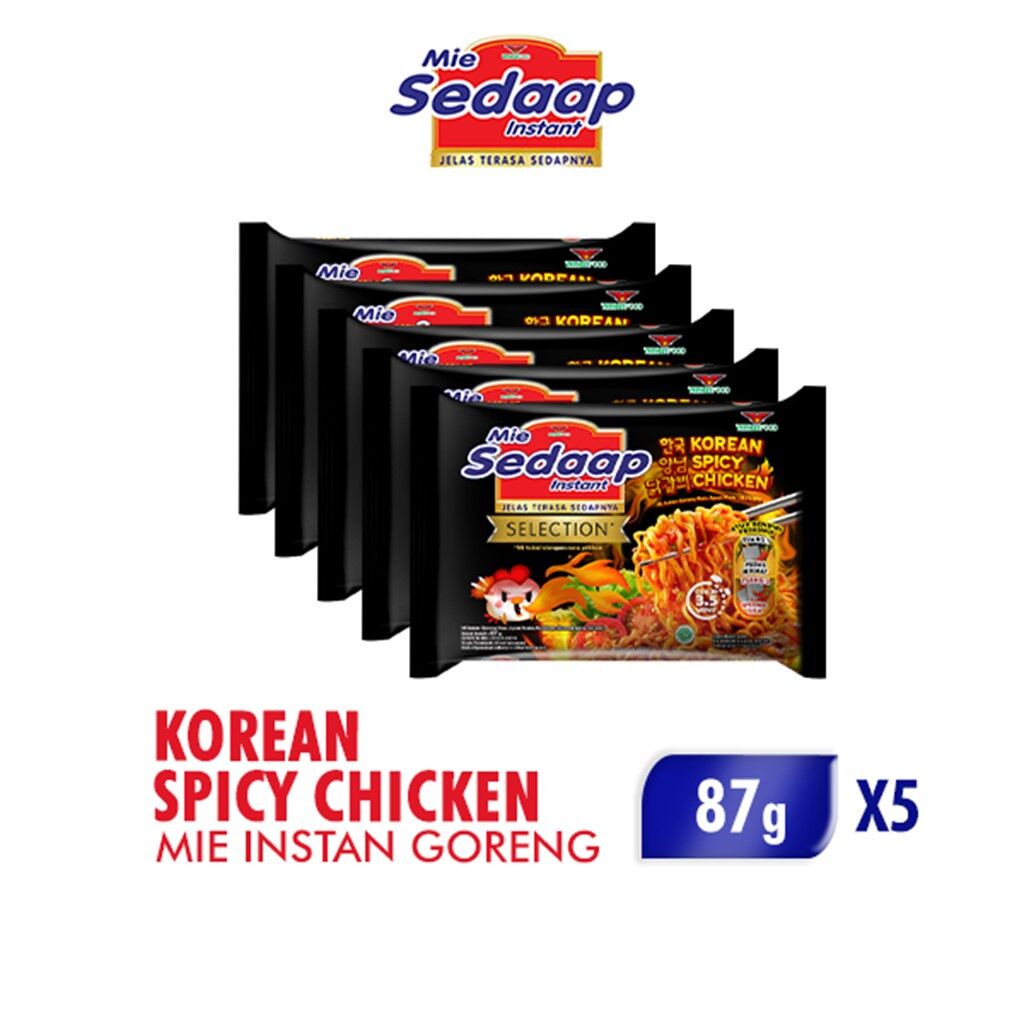 Mie Sedap Korean Spicy Chicken 87grx5pcs Mie Sedap Korean Spicy Chicken