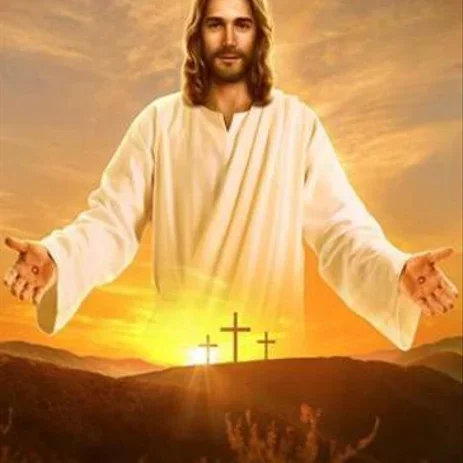 POSTER CETAK TUHAN YESUS UKURAN JUMBO 100×70cm DAN 150×100cm POSTER