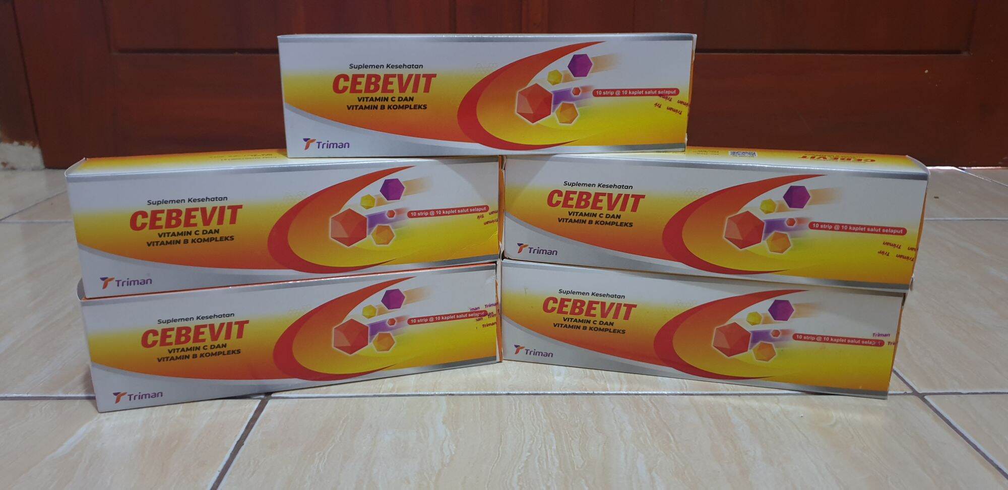 cebivit vitamin c dan vitamin b kompleks original box isi 100 tablet