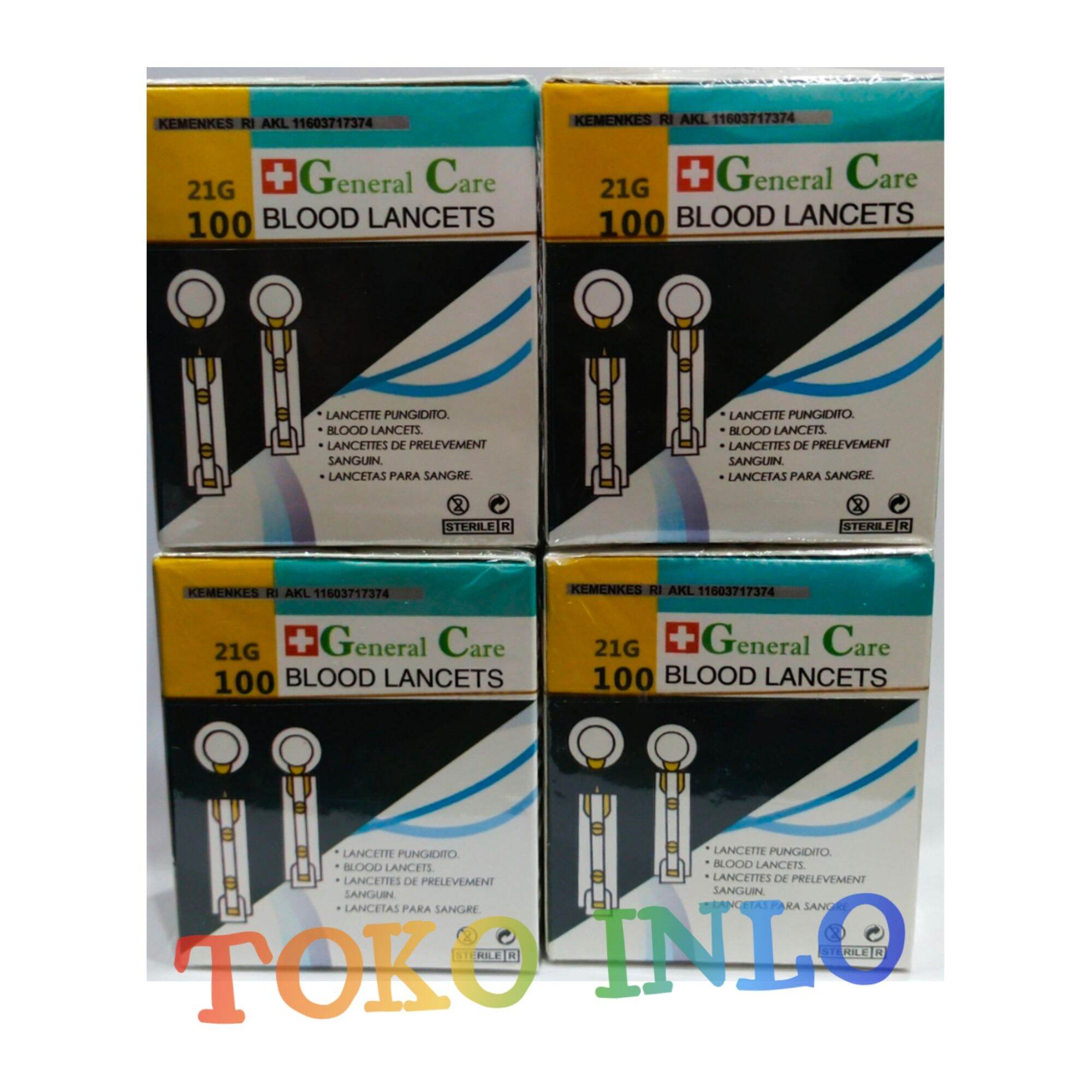 Blood Lancet 21 G General Care/Blood Lancet Lazada Indonesia