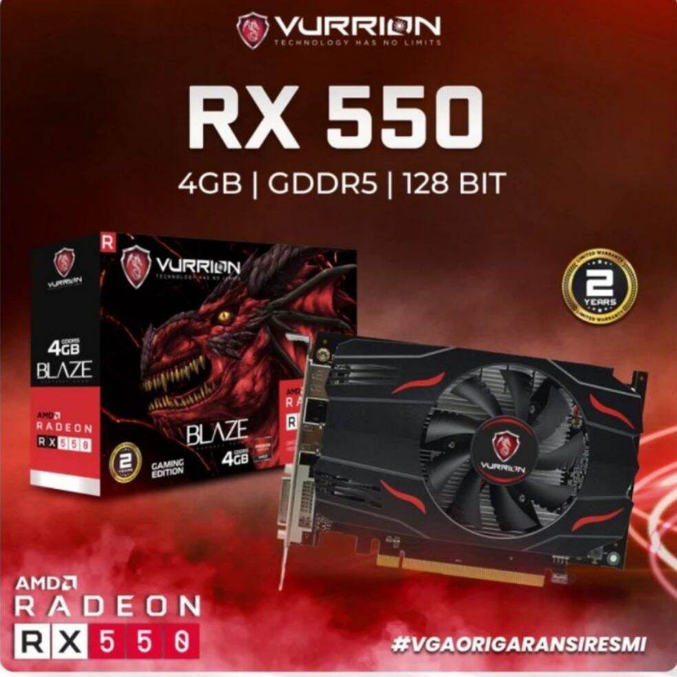 Amd Radeon Rx 550 Jual Amd Radeon Rx 550 Terbaru Indonesia Vga