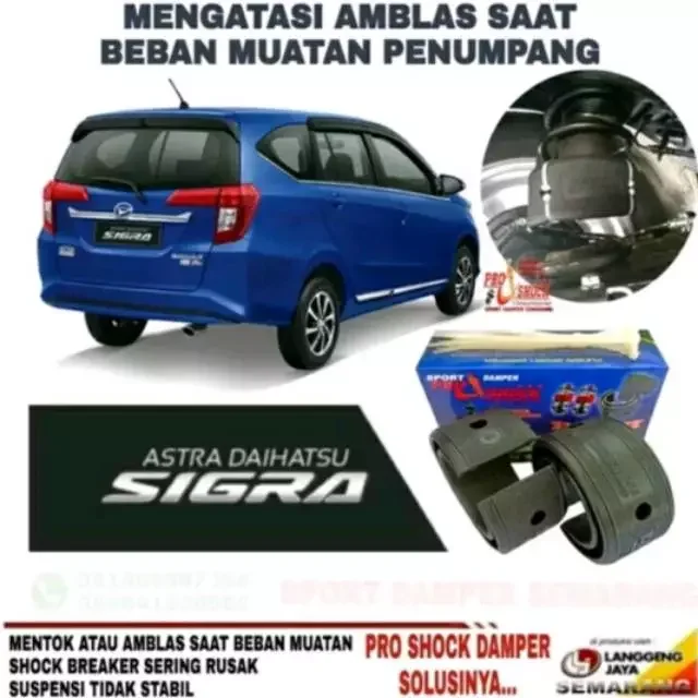 PROSHOCK Damper Per Belakang Sigra Per Belakang Bergaransi 2 Tahun Harga 475,000 rupiah*Gratis Ongkir