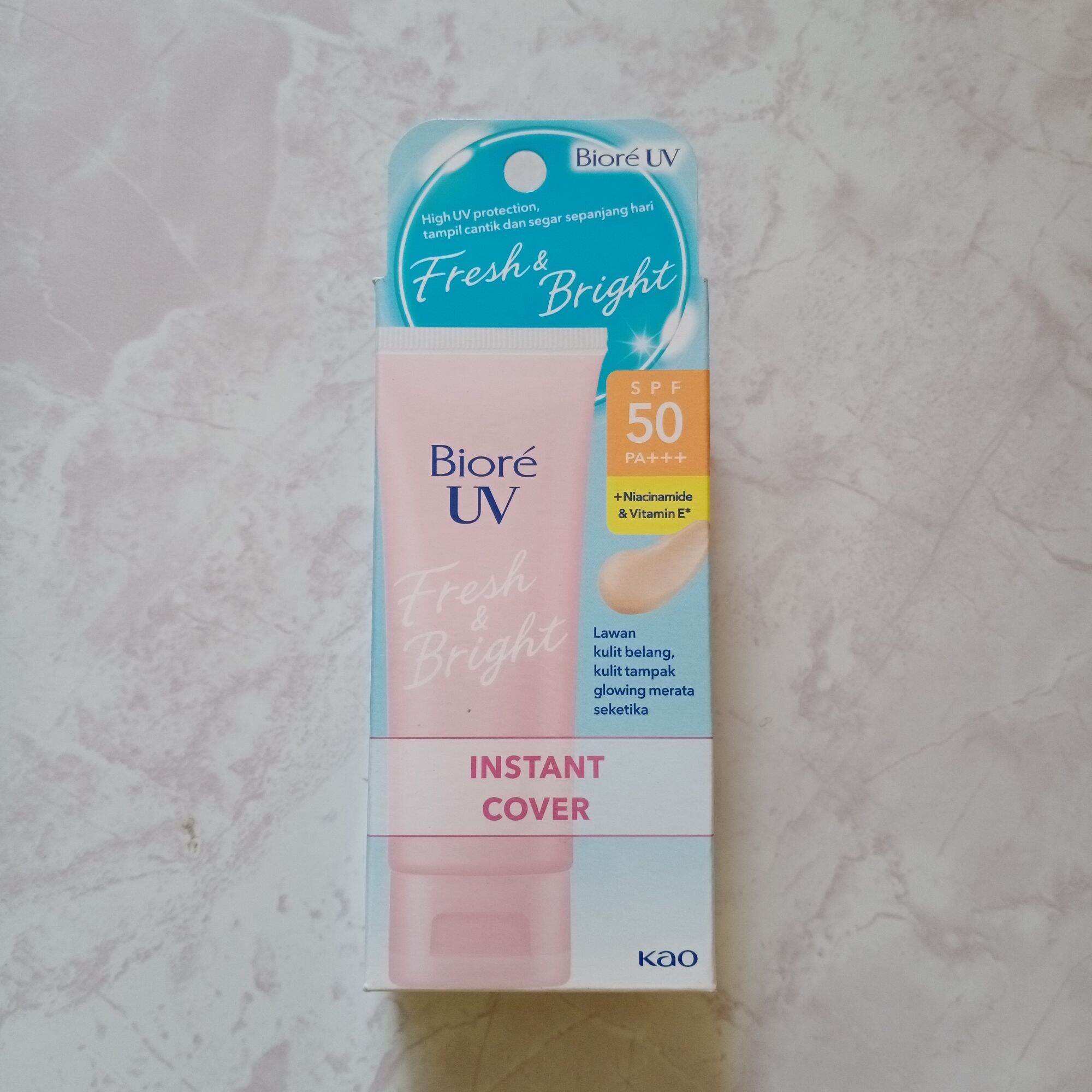Biore UV Fresh & Bright Sunscreen SPF 50 PA+++ 30gr | Lazada Indonesia