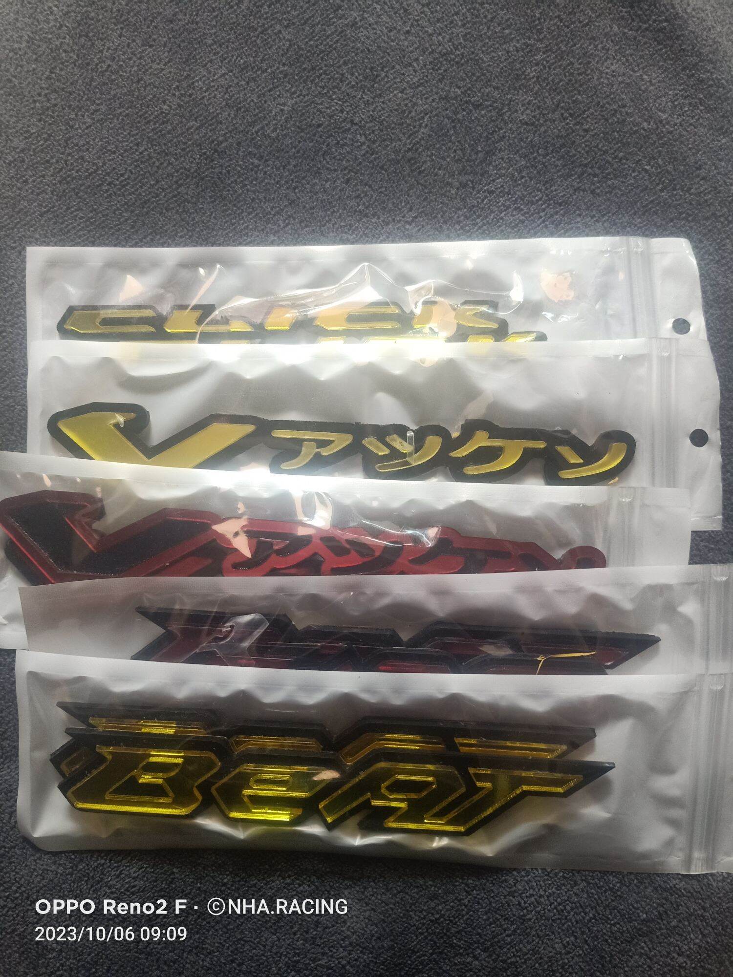 emblem logo motor metik bahan AKRILIC Harga 25,000 rupiah*Gratis Ongkir