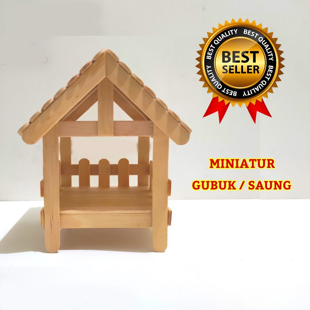 Prakarya Miniatur Gubuk/ Saung