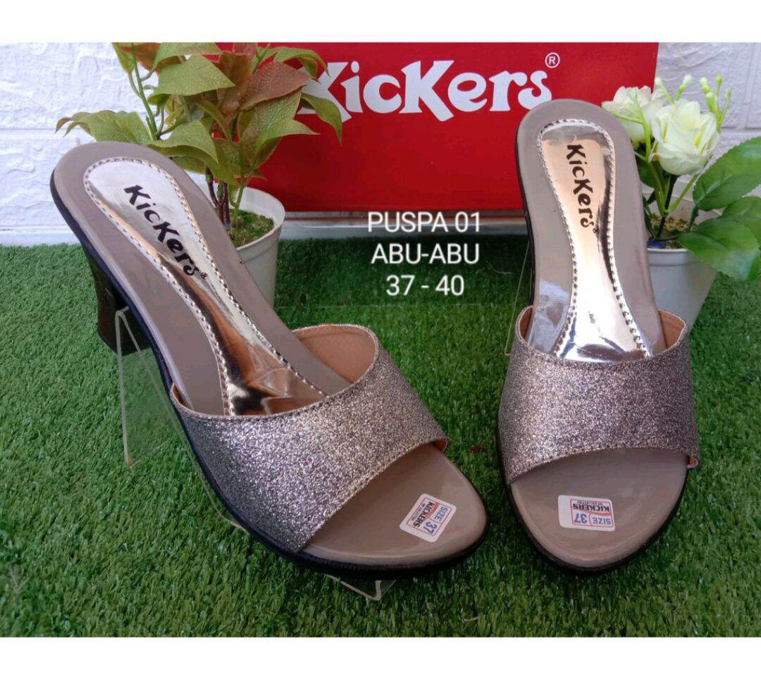 COD SANDAL KICKERS HILS PUSPA 7CM HIGH HEELS ANDIN MURAH