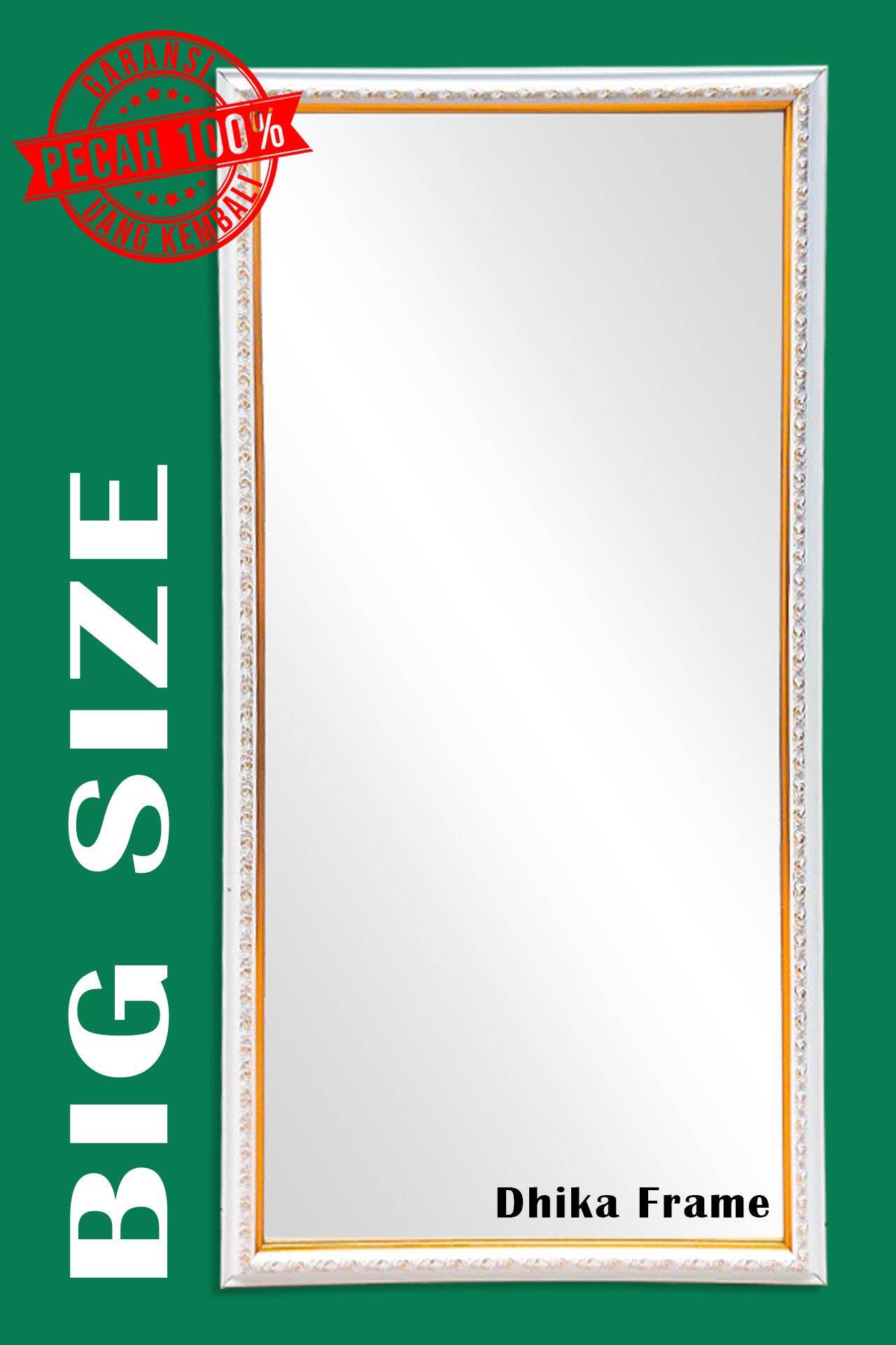 Cermin dinding full body 92x45 Cm Cermin gantung/Cermin salon/Cermin rias