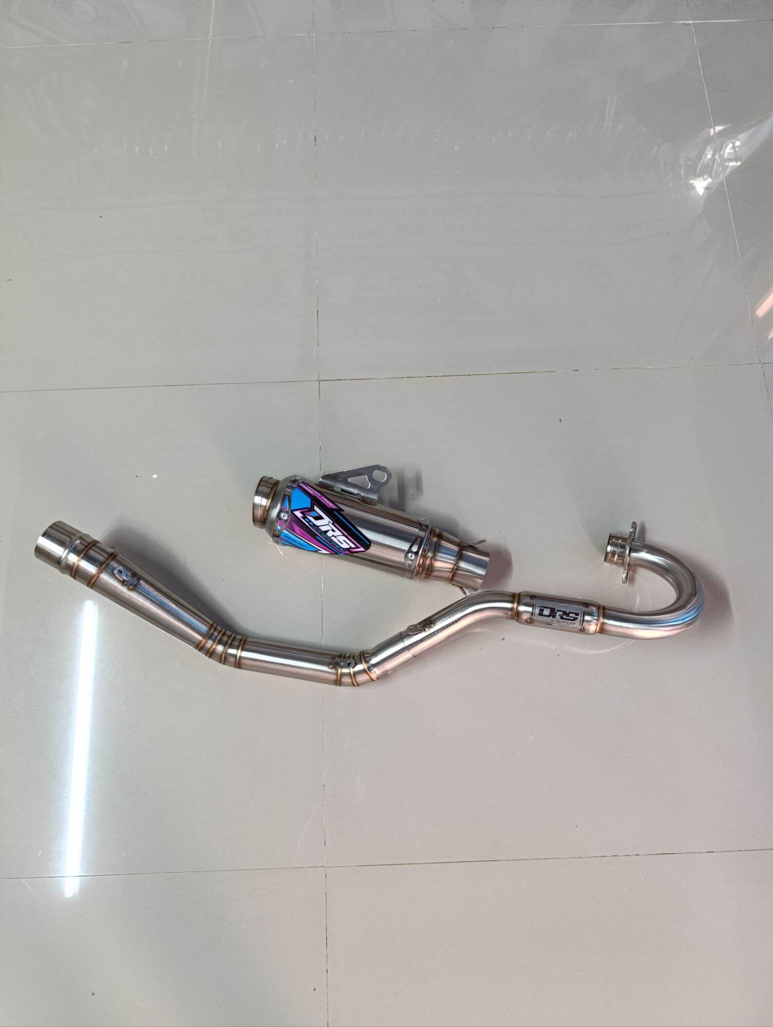 KNALPOT CRF KLX DTRACKER WR155 TIPE DR-2 ORIGINAL DRS RACING Harga 535,000 rupiah*Gratis Ongkir