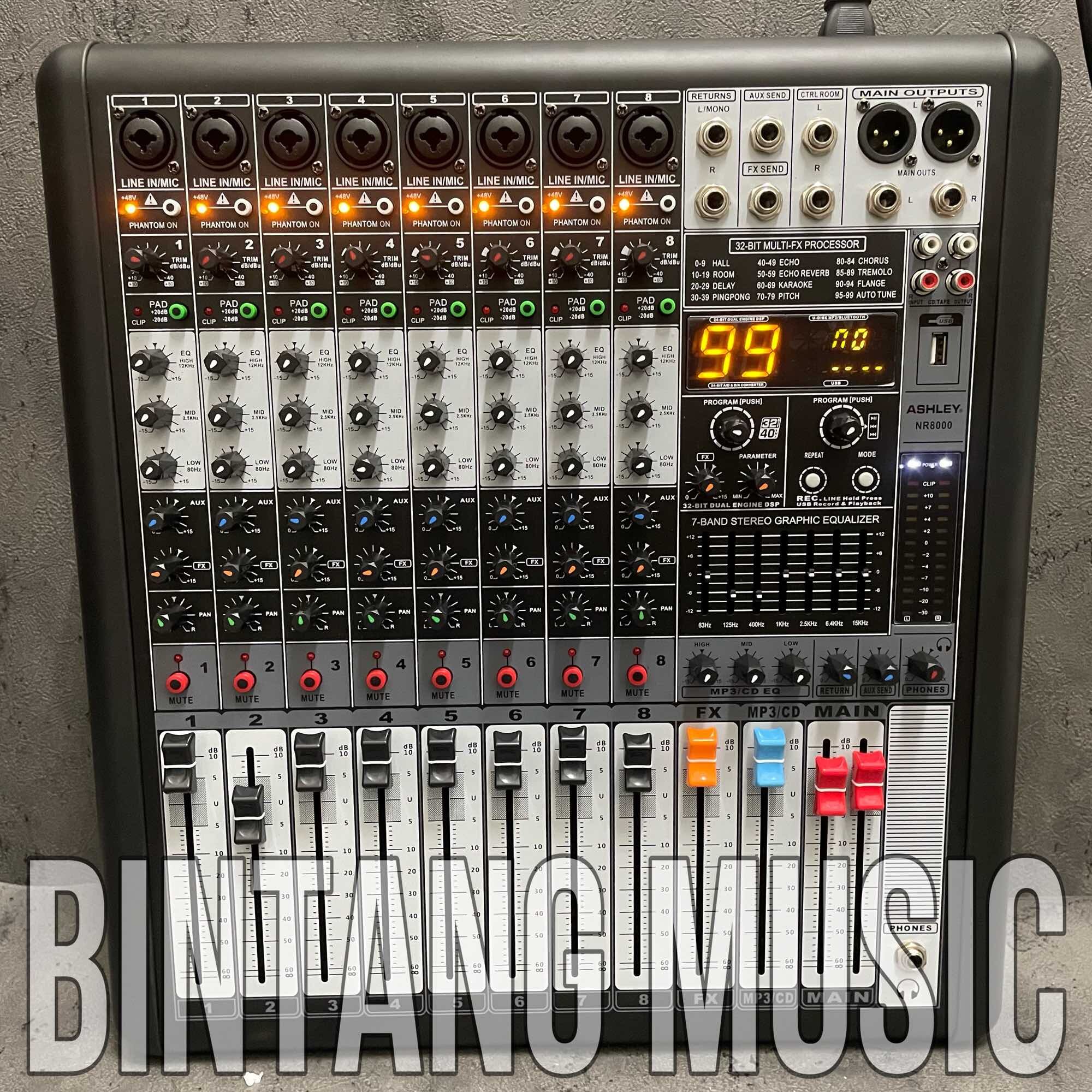 Power mixer Ashley NR 8000 original ashley nr8000 Lazada Indonesia