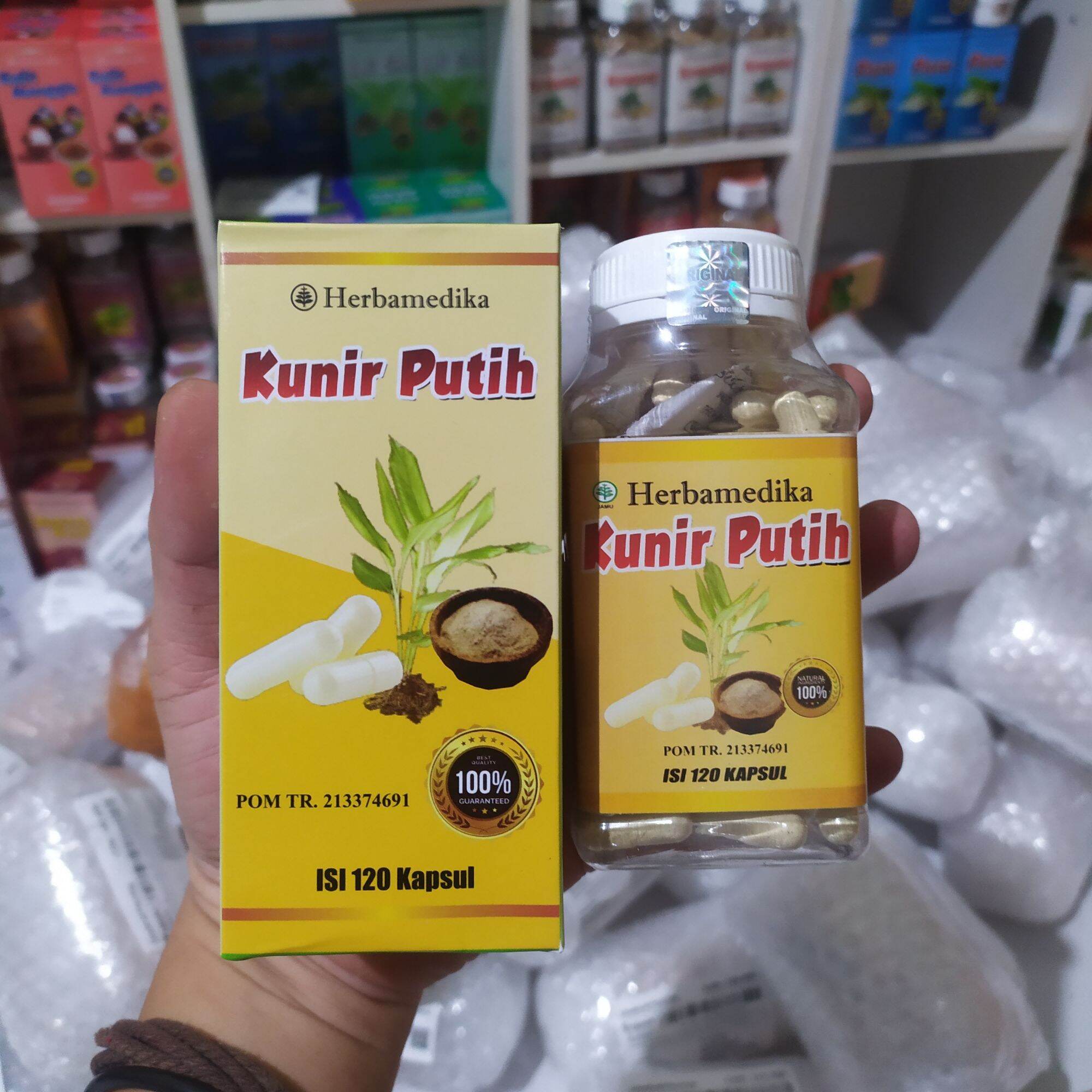 Kapsul Kunir Putih Herbamedika Pom Tr Isi 120 Kapsul Lazada Indonesia 7079