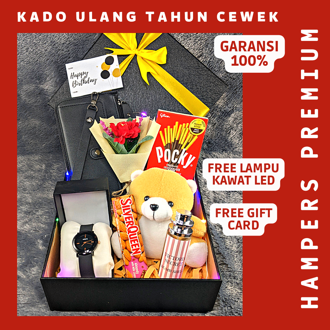 Hampers Kado Cewek Premium Hadiah Ulang Tahun Istri Pacar IBU Cewe Sahabat