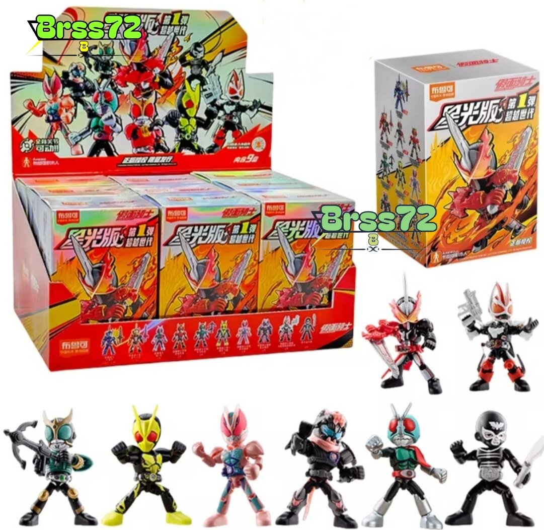Mask Rider Blind Box Blokees blind box kamen rider starlight 01 pajangan hiasan koleksi ...