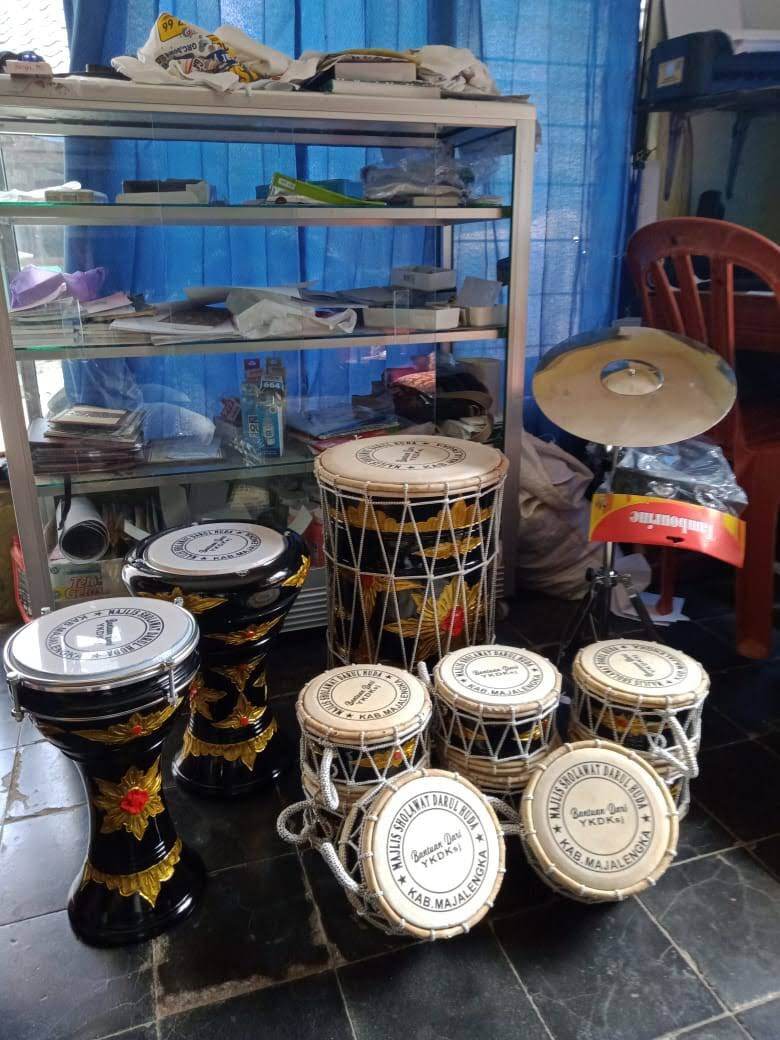 Qasidah Rebana MARAWIS FULL SET +TAS bisa sablon nama majlis/grup