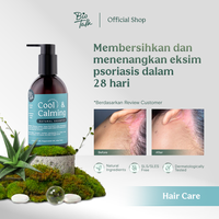 Biotalk Cool & Calming Shampoo | 250ml | Non SLS/SLES | Natural | Perawatan Kulit Kepala Gatal Ketombe Berkerak Sensitif Eksim Psoriasis Seboroik