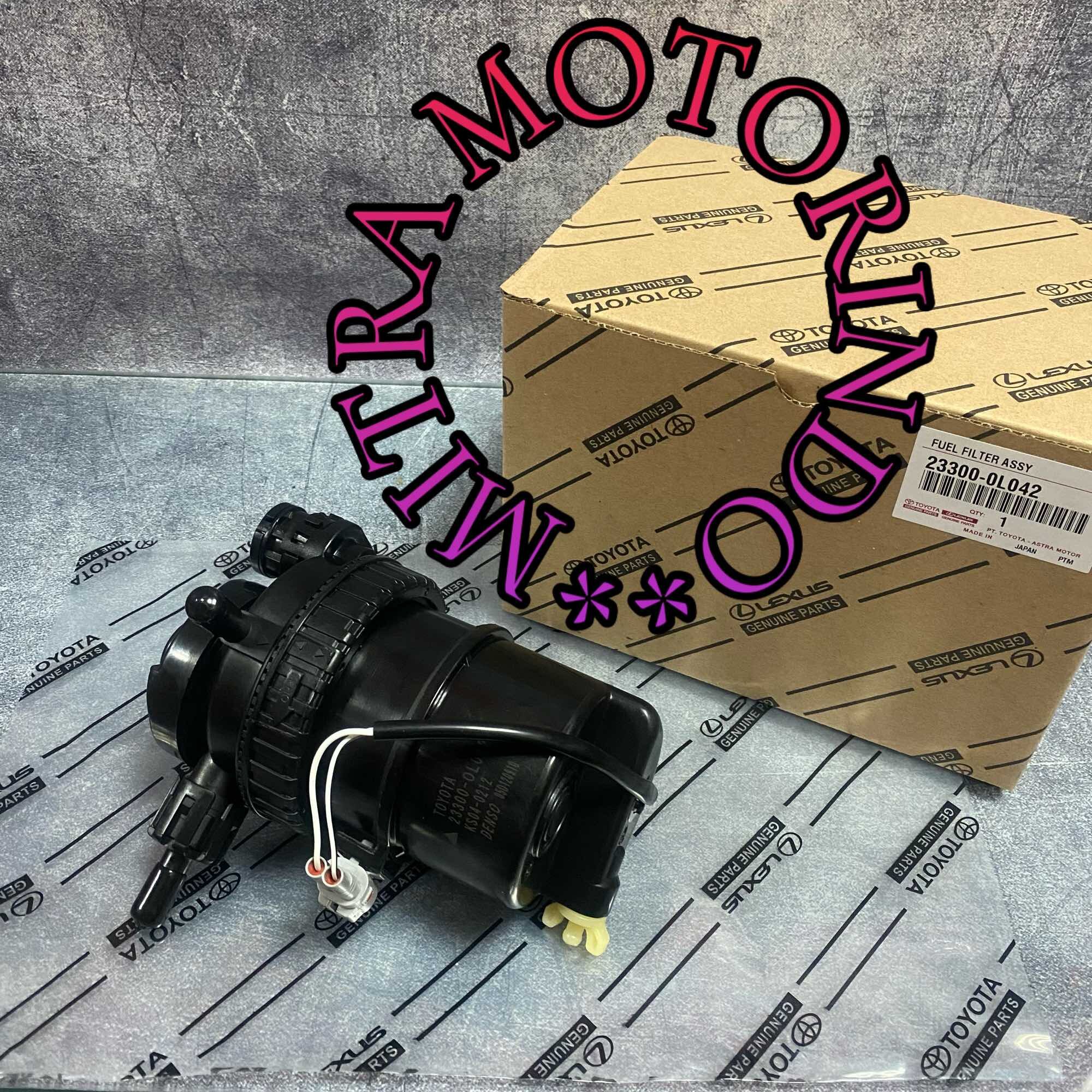 Filter Solar Assy/Rumah Fuel Filter Komplit Toyota Hilux/Innova/Fortuner 2KD Grade A Japan 23300-0L042 Harga 422,000 rupiah*Gratis Ongkir
