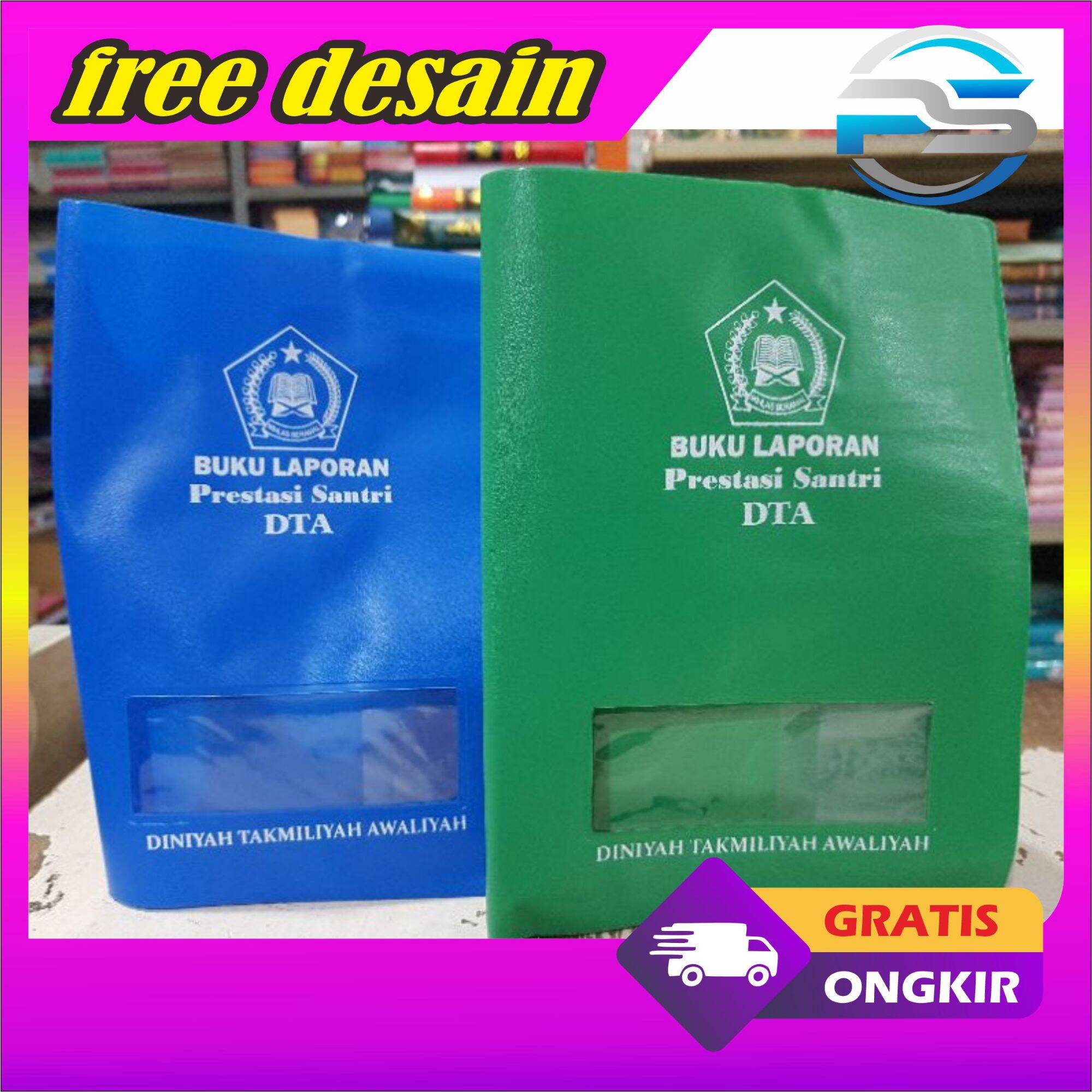 Permasih Seto Sampul Raport/Rapot Plastik DTA/TKA/TPA/PAUD Ukuran A5 Custom