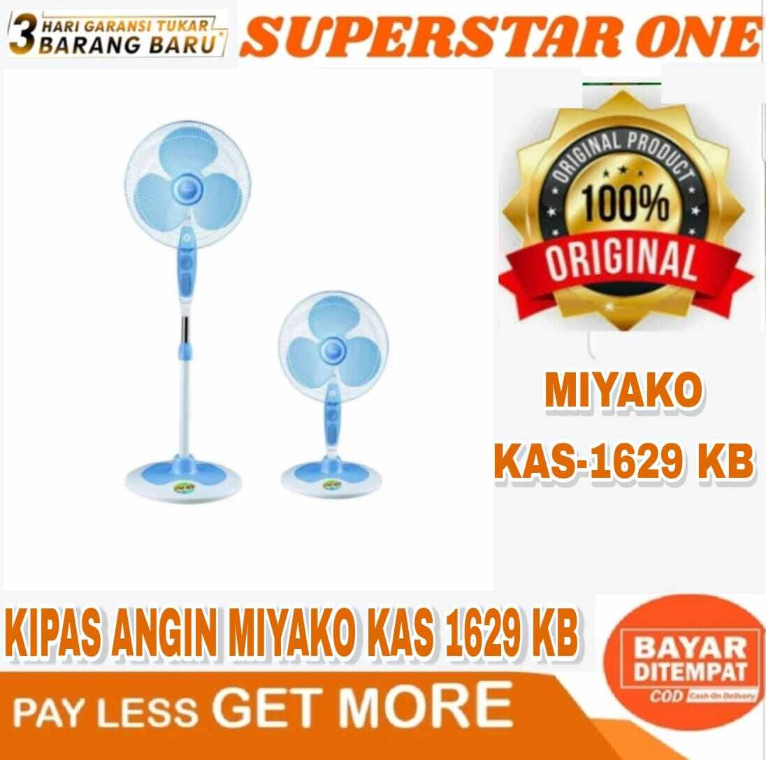 Miyako Kipas Angin KAS 1629 KB Stand Fan Kipas Angin Miyako KAS-1629KB