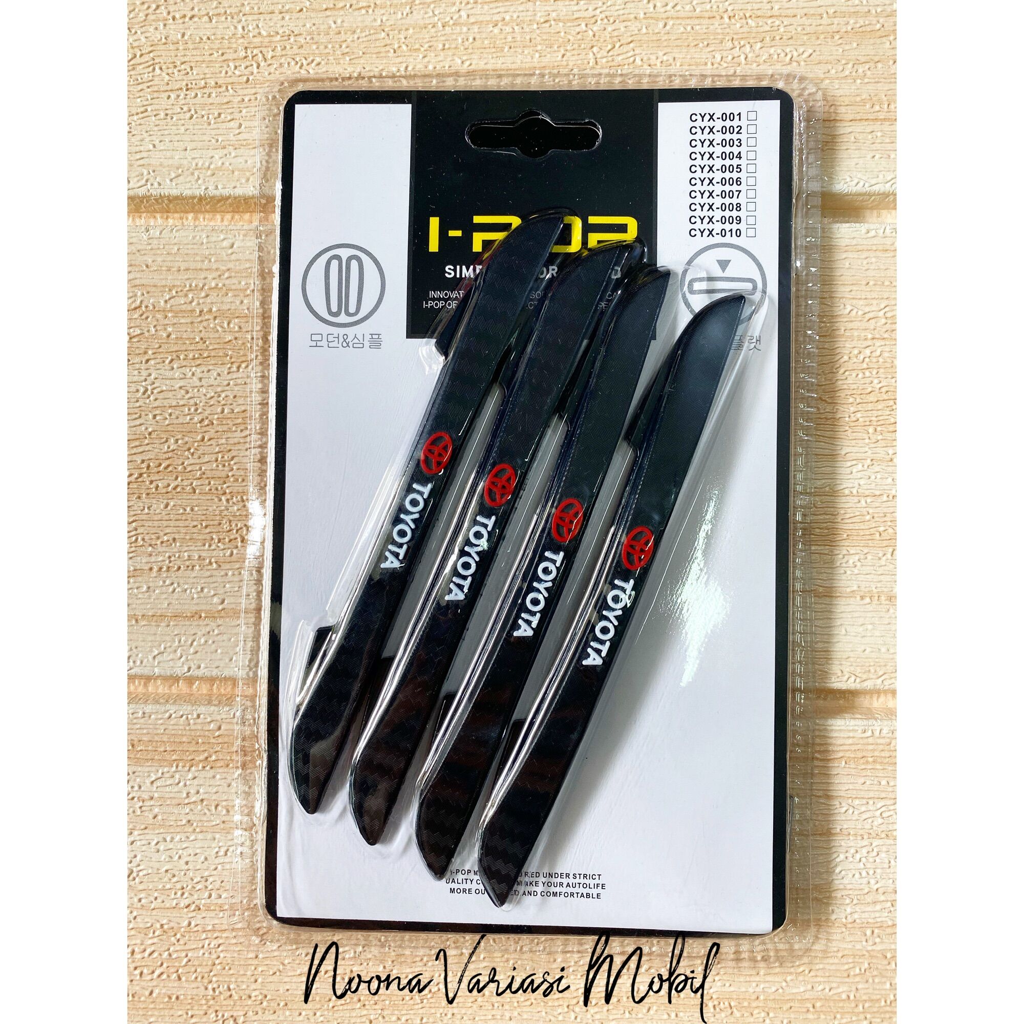 IPOP Slim Doorguard LOGO TOYOTA karet pelindung benturan pintu mobil Harga  35,000 Ringgit*Penghantaran Percuma