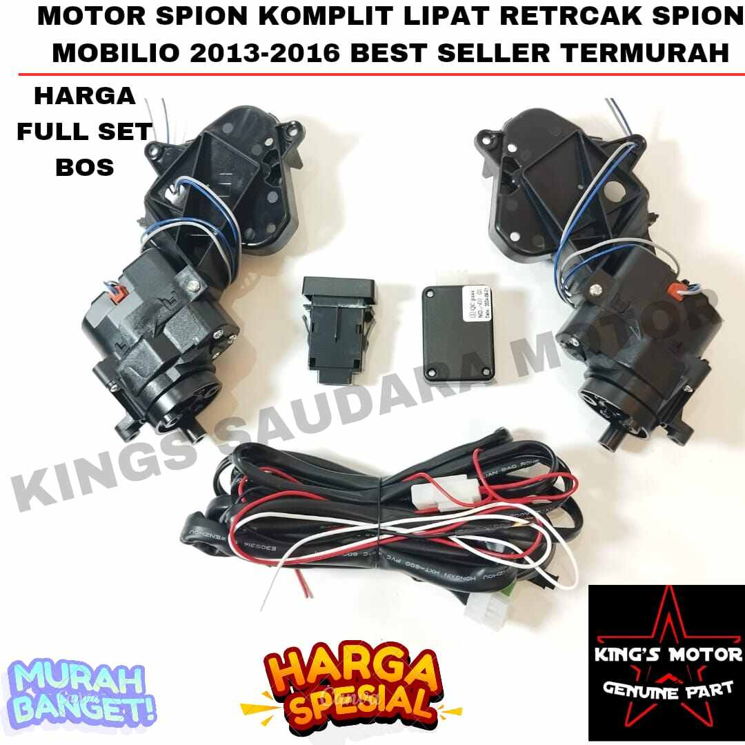 Motor Spion Komplit Lipat Retrack Spion Mobilio 2013-2016 BestSl seller termurah Harga 950,000 rupiah*Gratis Ongkir