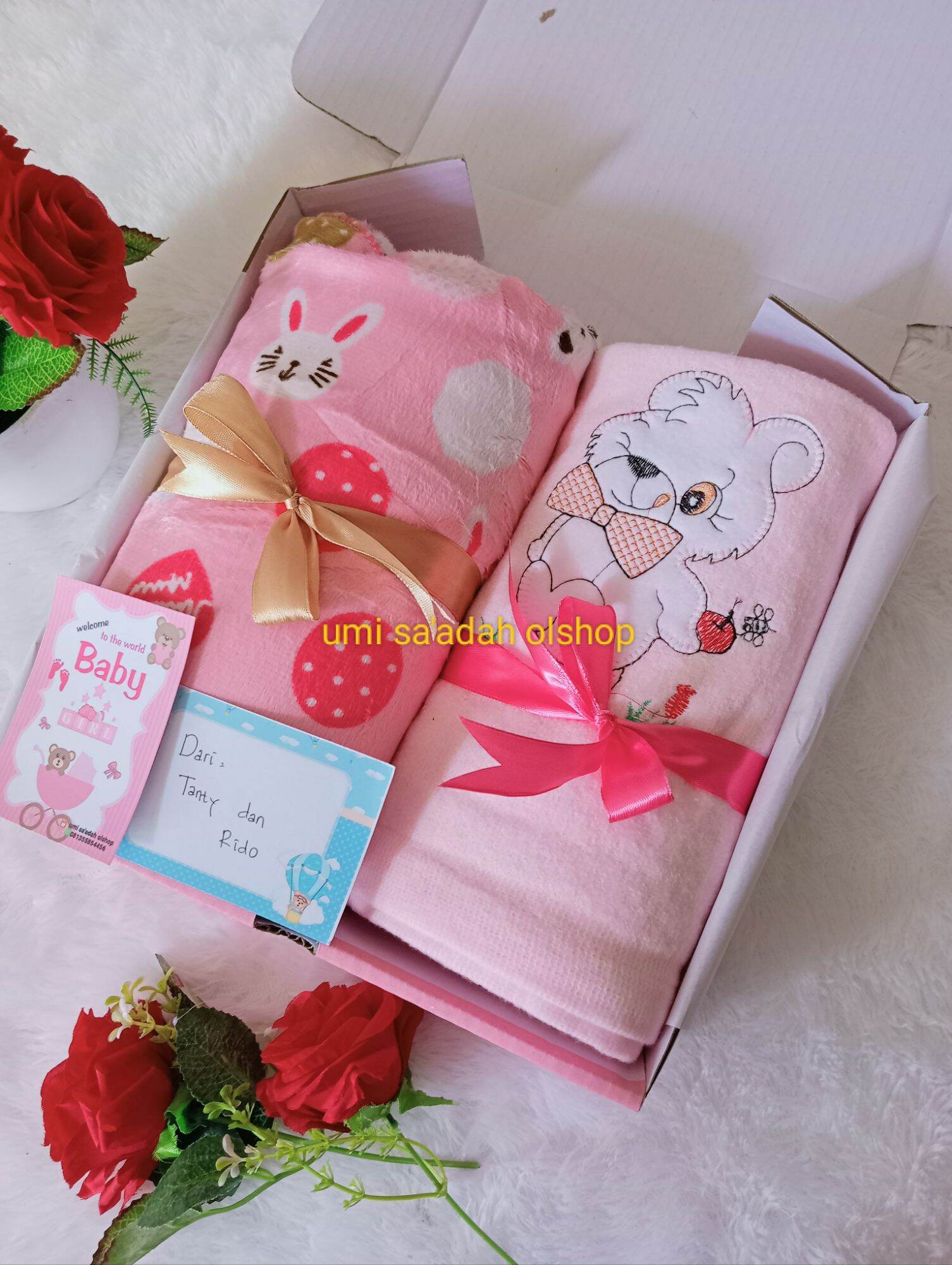 Hampers Handuk, Selimut,dress,kado Bayi Newborn