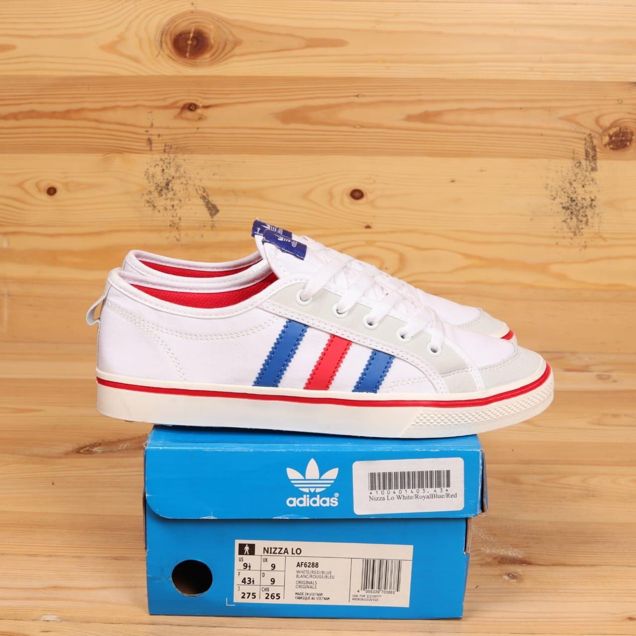 Adidas Nizza Low Royal White Black Red 