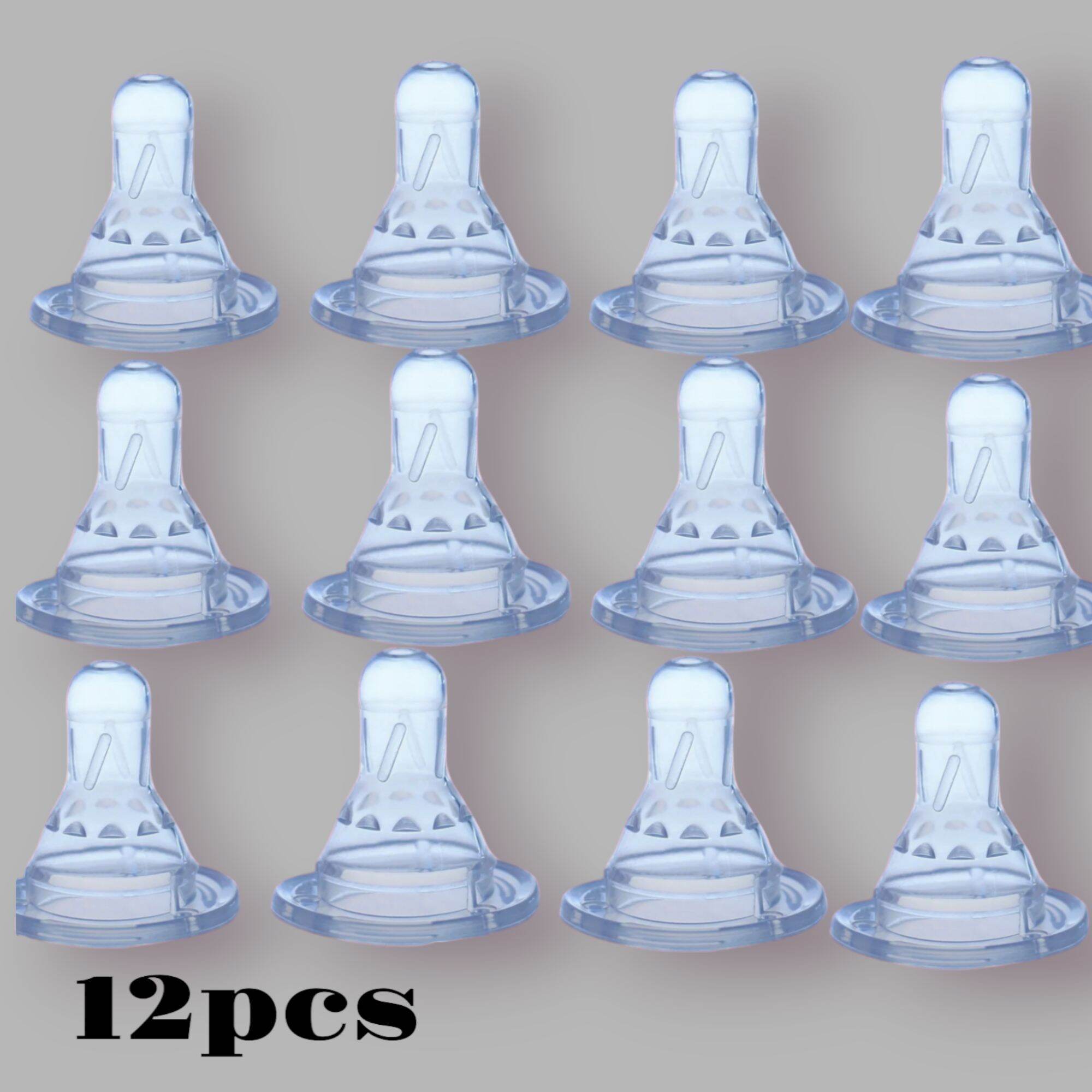 12 pcs nipple slimneck karet dot kinawa baby size M dan L