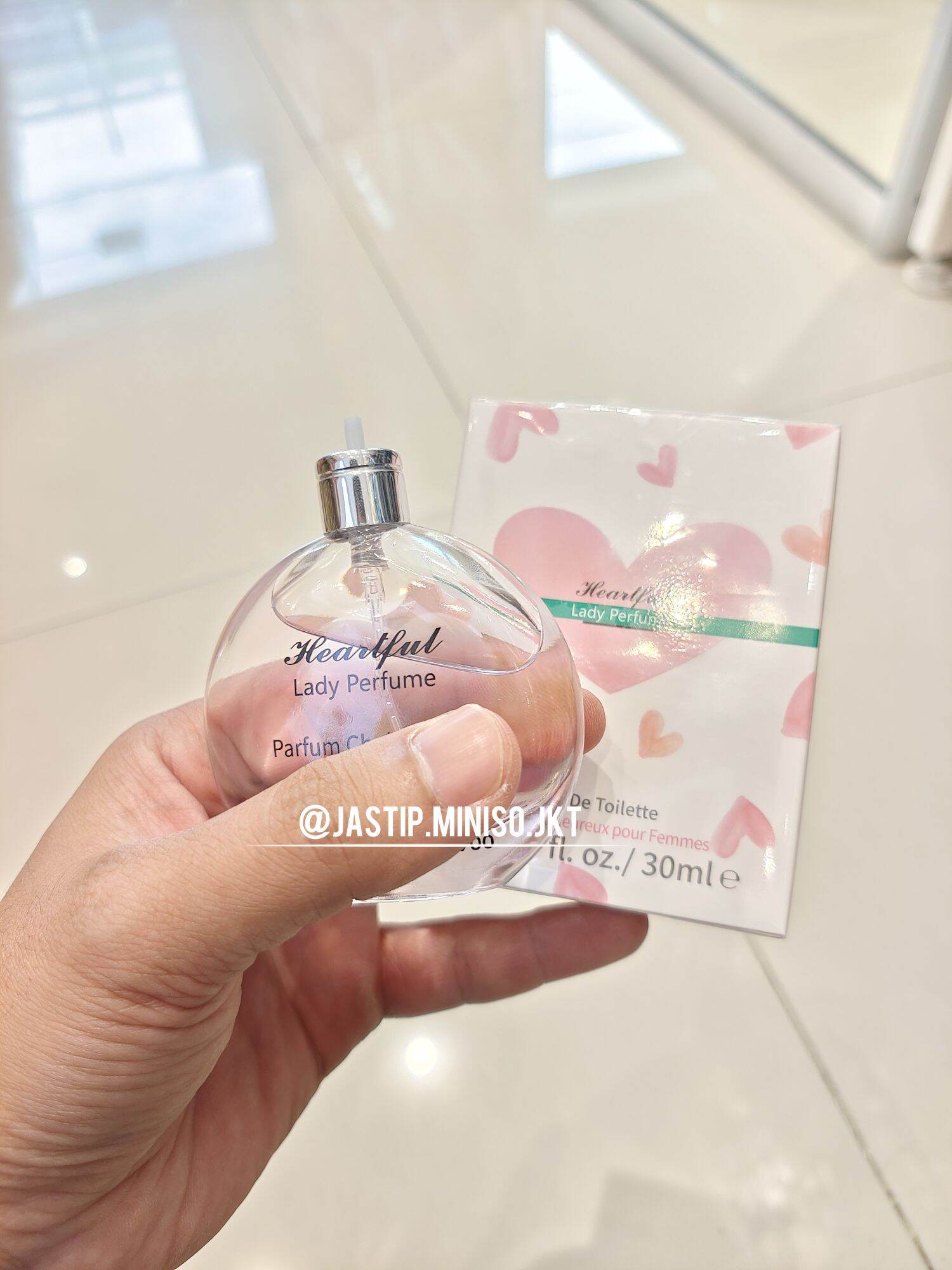 Heartful lady perfume online miniso