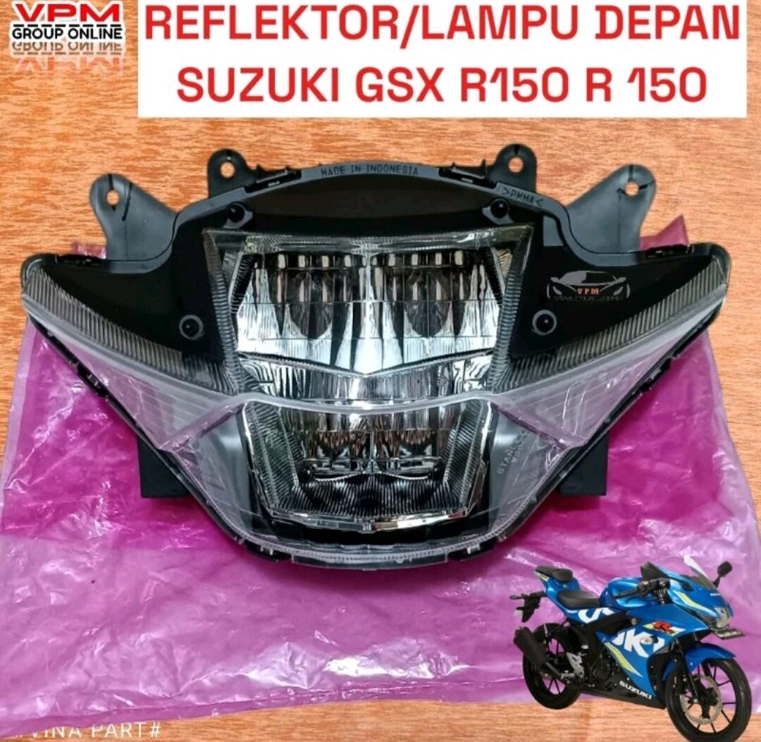 headlamp reflektor lampu depan Suzuki GSX R150 & GSX S150 original Harga 650,000 rupiah*Gratis Ongkir
