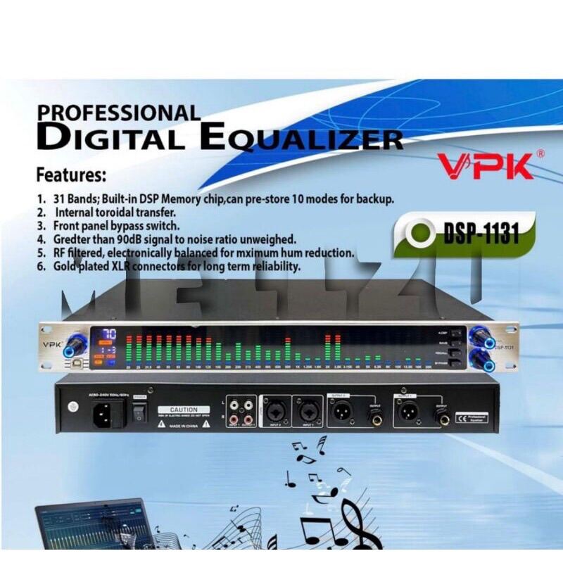 Equalizer VPK Dsp 1131 Digital Original 1 x 31 | Lazada Indonesia