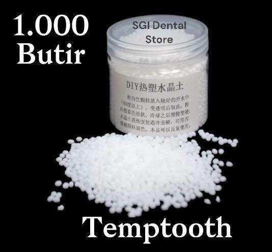 temptooth Penambal Gigi bisa untuk memperbaiki gigi ompong dan berlubang patah atau renggang fair...