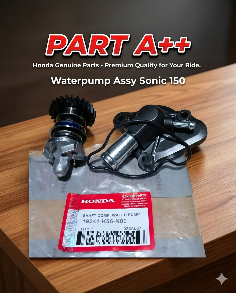 Waterpump Water Pump Assy Honda Sonic 150 Cb150R Cbr150 Led K56 Harga 275,000 rupiah*Gratis Ongkir