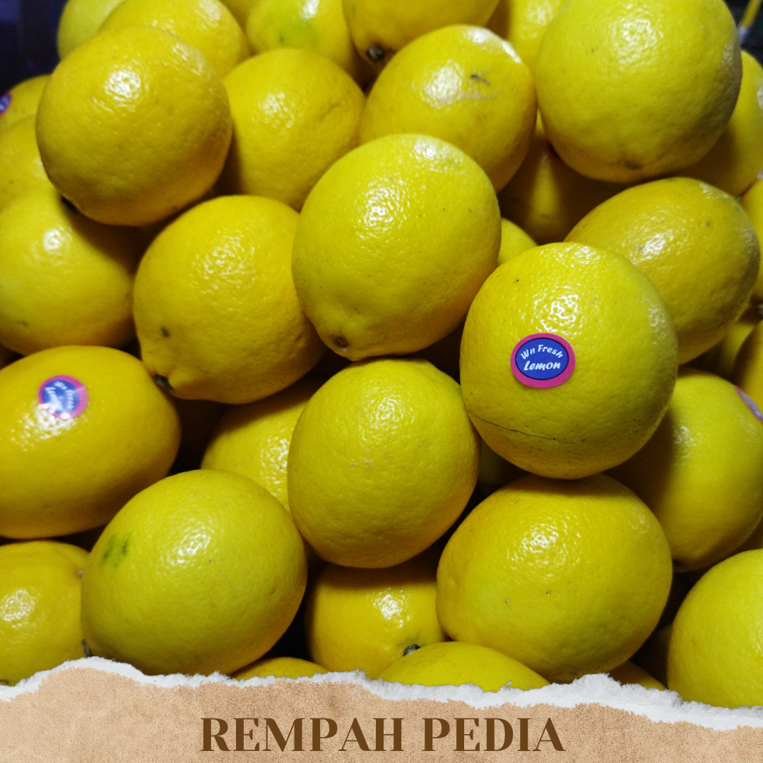 Lemon California 1kg Lemon Segar Lazada Indonesia