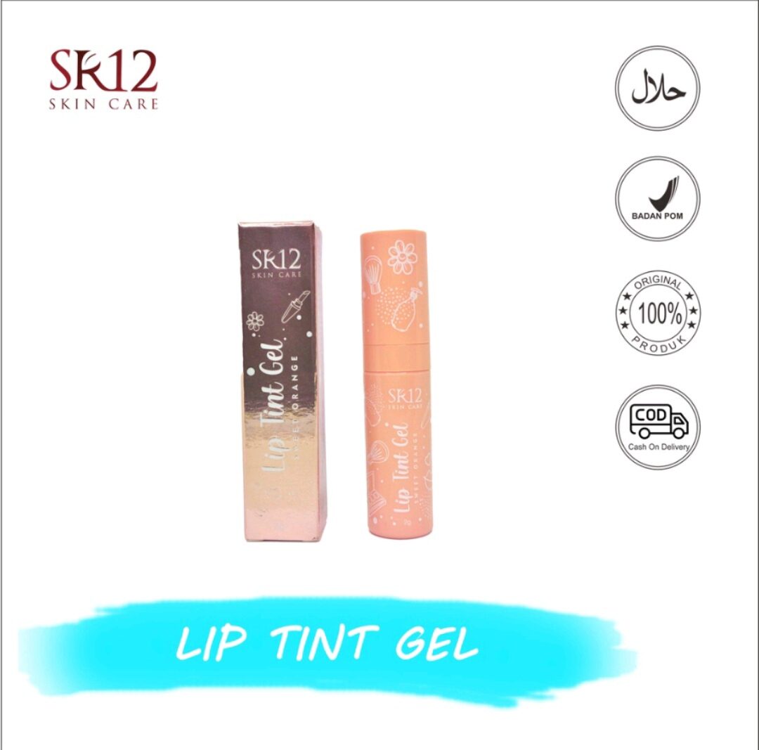 LIP TINT GEL SWEET ORANGE WITH JOJOBA OIL / LIP TINT SR12 / LIP OBRE