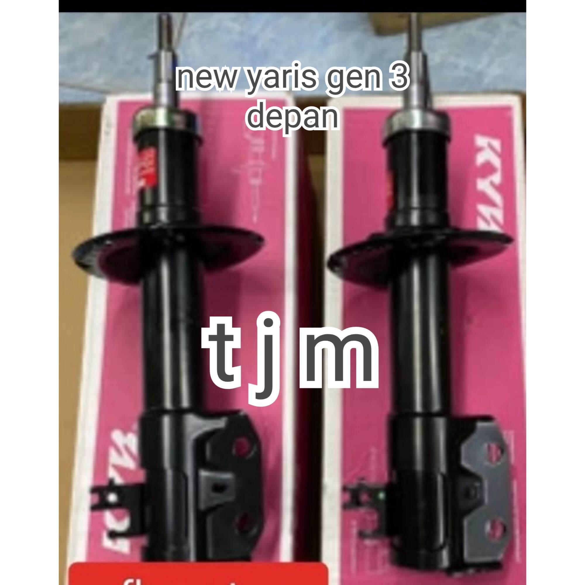 Shockbreaker shock absorber New Yaris gen 3 depan merk Kayaba excel G harga 1 pasang ( kanan & kiri ) Harga 800,000 rupiah*Gratis Ongkir